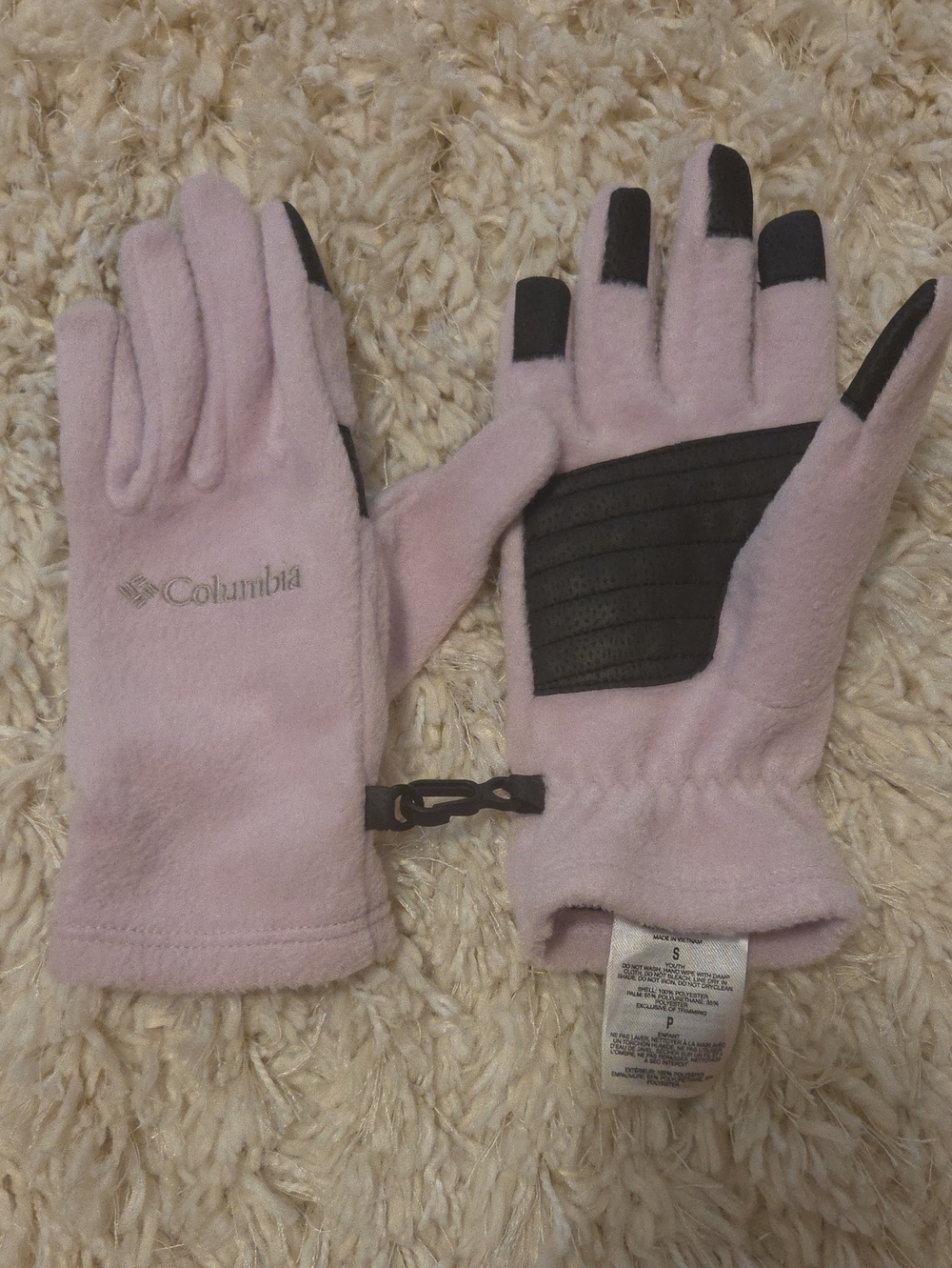 Columbia Youth Small Fleece Gloves